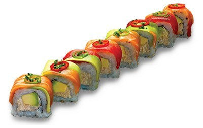 EXOTIC - A79 Rainbow Roll (8 Pcs)